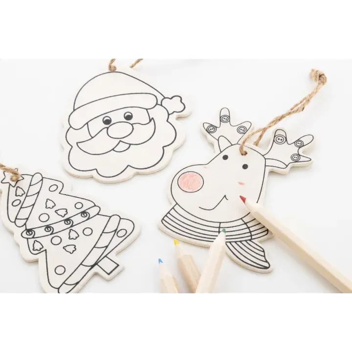 Colouring Christmas tree ornaments - AP800034 (ANDA#23)
